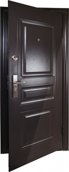 Дверь входная Y1S36C50 2 замка темно-коричневый 2050х860мм правая