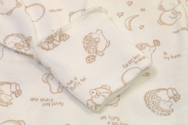 Распашонка детская Фламинго 692-217 р.56 молочный 