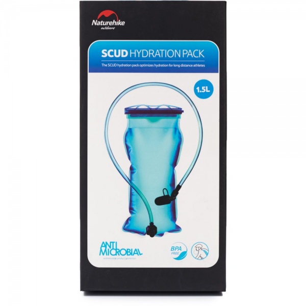 Система питьевая Naturehike (гидратор) PET NH18S070-D, 1.5 л, голубой