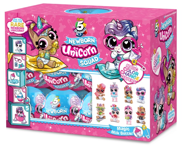 Игровой набор Zuru Mini Brands Baby Unicorn фигурки сюрприз в шаре 5 шт. в ассортименте 6816102 