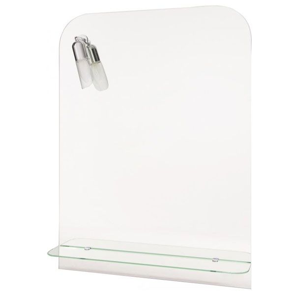 Зеркало UMT 020 79.5x59.5 см с подсветкой и полочкой