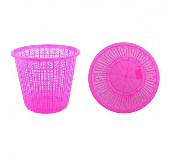 Корзина для бумаги Сетка розовый 