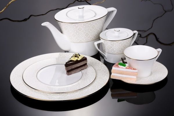 Сервіз чайний Claire Gold 21 предмет на 6 персон Narumi