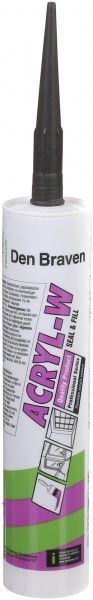 Герметик акриловый Den Braven ZW Acryl-W черный 300мл