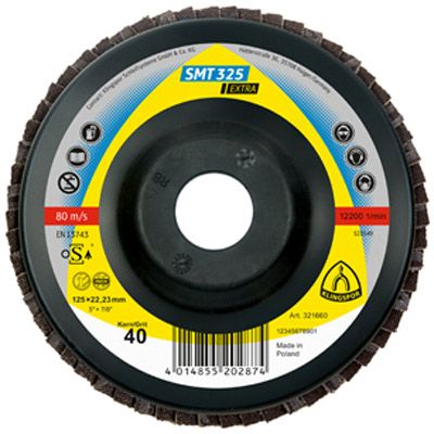 Круг зачисний Klingspor SMT619 125x22.3 мм метал