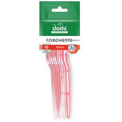 Набір виделок Domi Кристал кольорові в асортименті 10 шт