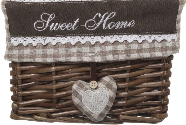 Кошик плетений з текстилем дитячий 28х22х16 см JMA16-10TK-4 