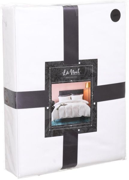 Комплект постельного белья Mono white D семейный белый La Nuit 