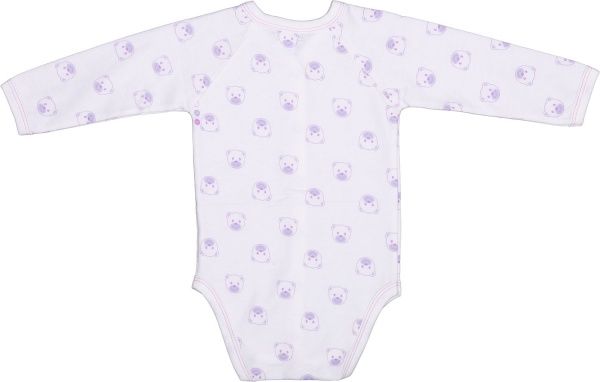Боди детское для девочки Baby Veres Baby Bear р.68 лиловый 