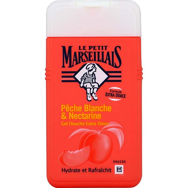 Гель для душа Le Petit Marseillais Белый персик и нектарин 250 мл
