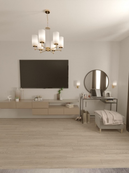 Люстра подвесная Victoria Lighting 6x40 Вт E27 золото Azalea/PL6 gold 