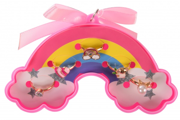 Набор детских колечек Радуга 5 шт./уп. KB2125 (ассортимент)