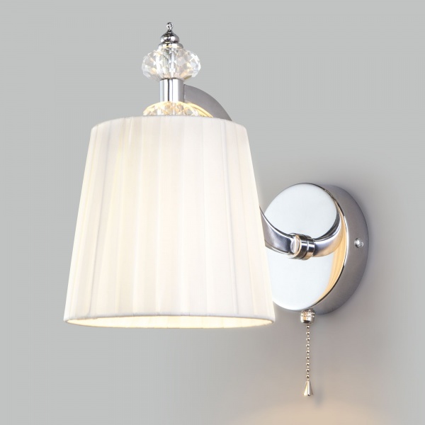 Светильник настенный Strotskis Diva 1x40 Вт E14 хром 60122/1 
