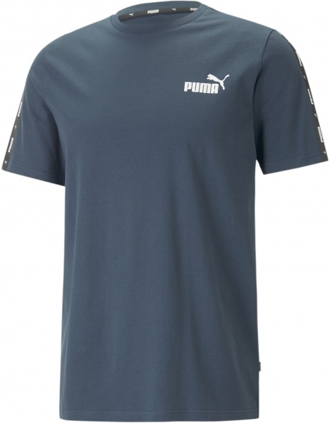 Футболка Puma PUMA ESS+ Tape TEE 84738216 р.S синій
