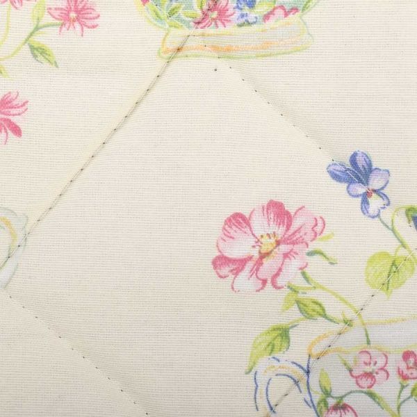 Прихватка Чашечки 20x20 см рожевий з малюнком La Nuit 