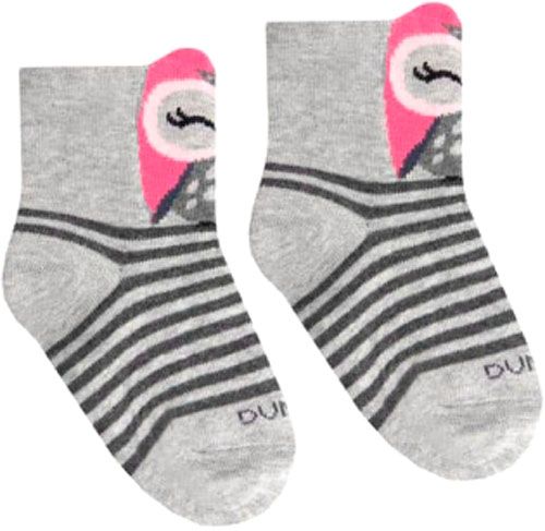 Шкарпетки дитячі Duna 4004 р.22–24 сірий із рожевим 