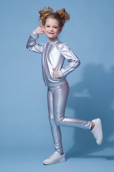 Леггинсы Zironka р.116 серебряный 28-9007-2 