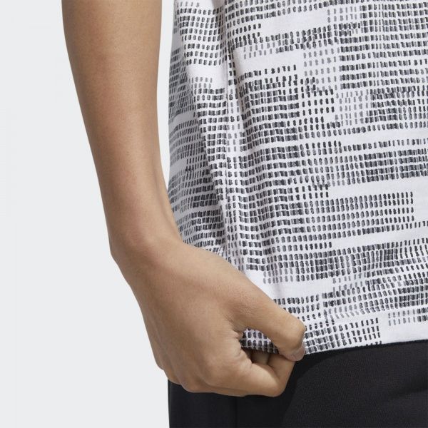 Футболка Adidas M ESS AOP TEE FM3433 L белый