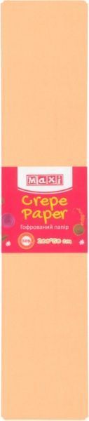 Папір гофрований 55% 50x200 см персиковий MX61615-46 Maxi
