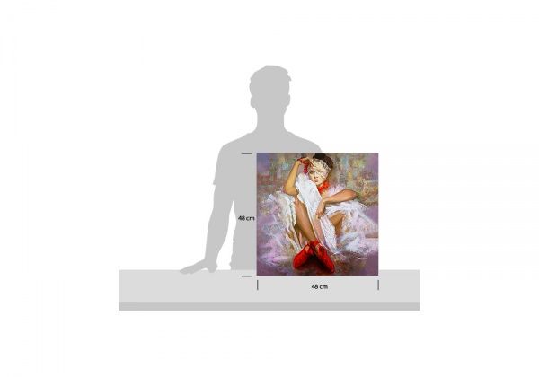 Репродукция Портрет балерины 48x48 см i_48_00030 