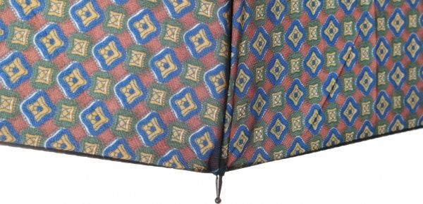 Зонт Калейдоскоп, трость, автомат синий 