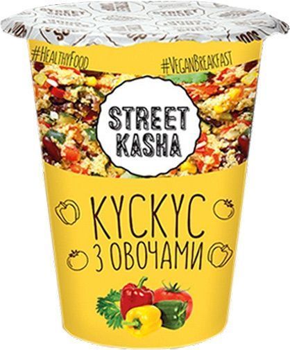 Кускус STREET KASHA 50г стакан + ложечка (4820201770214) 