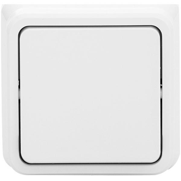 Выключатель одинарный Gunsan Misya белый