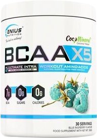 Аминокислотная смесь Genius Nutrition BCAA-X5 голубая малина 360 г 