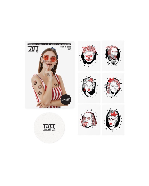 Тату временное TATTon.me Art Icons set