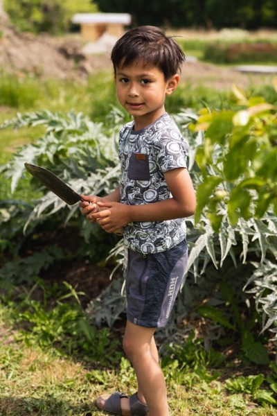 Футболка для хлопчиків Koko Noko р.122 світло-блакитний T46874-37 