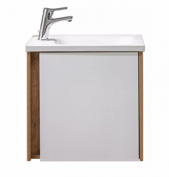 Тумба підвісна ЮВЕНТА Susie - 50 Дуб Вотан з умивальником 