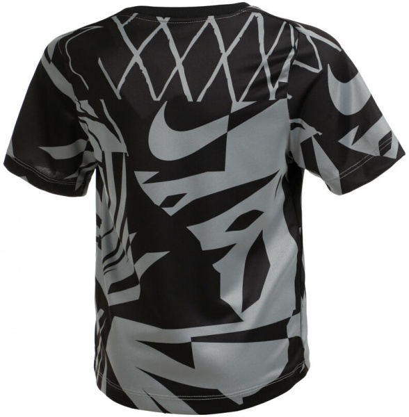 Футболка Nike B NK DF MULTI + SS TP SSNL AOP FB1287-065 р.XS сірий