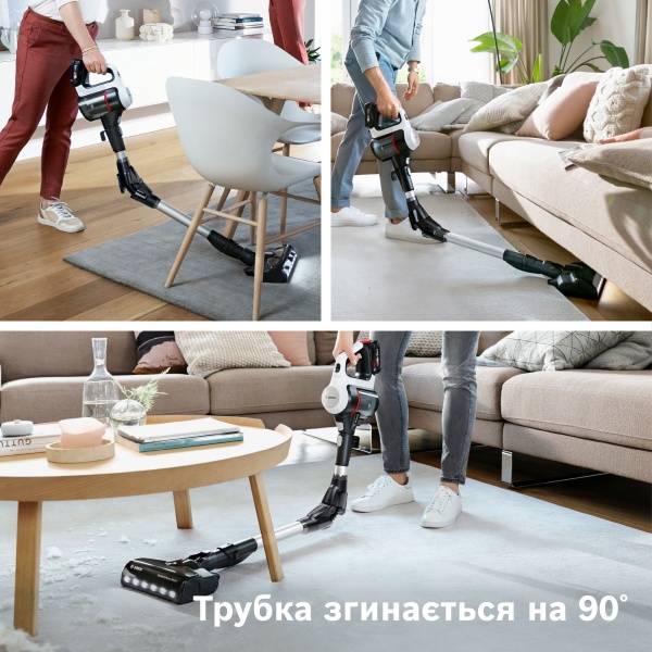 Пылесос аккумуляторный Bosch Unlimited 7 BBS711W white 