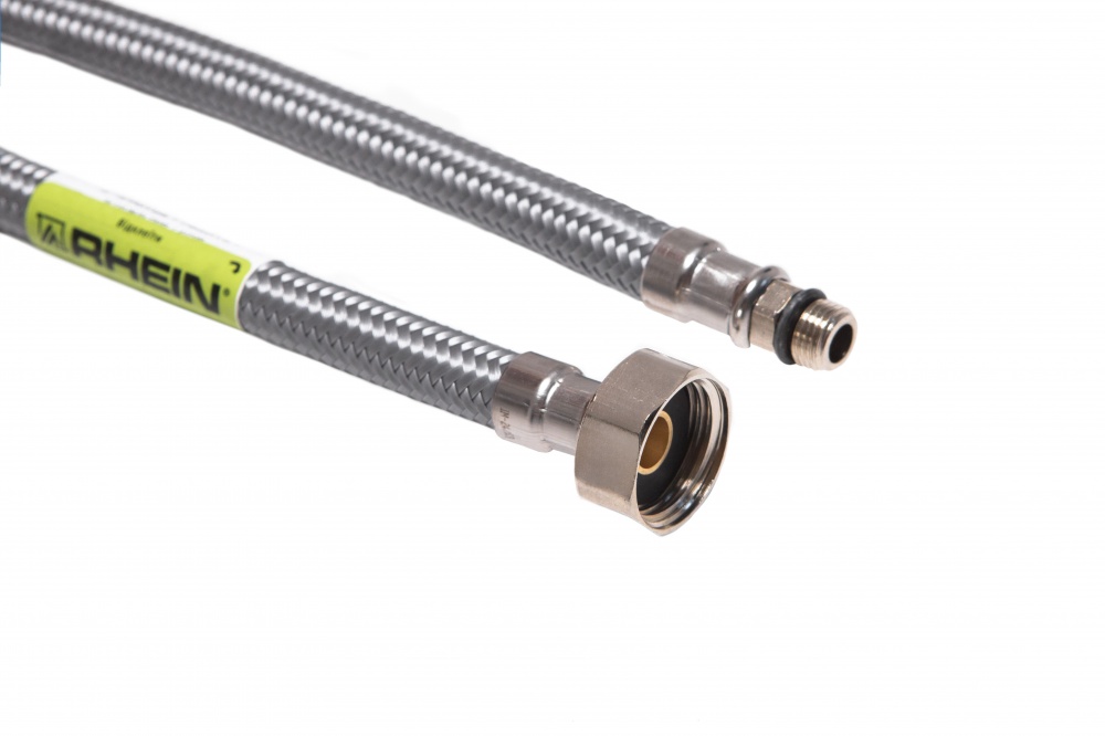 Шланг для води Rhein АС М10*1/2 0,8 м. ГРІФ