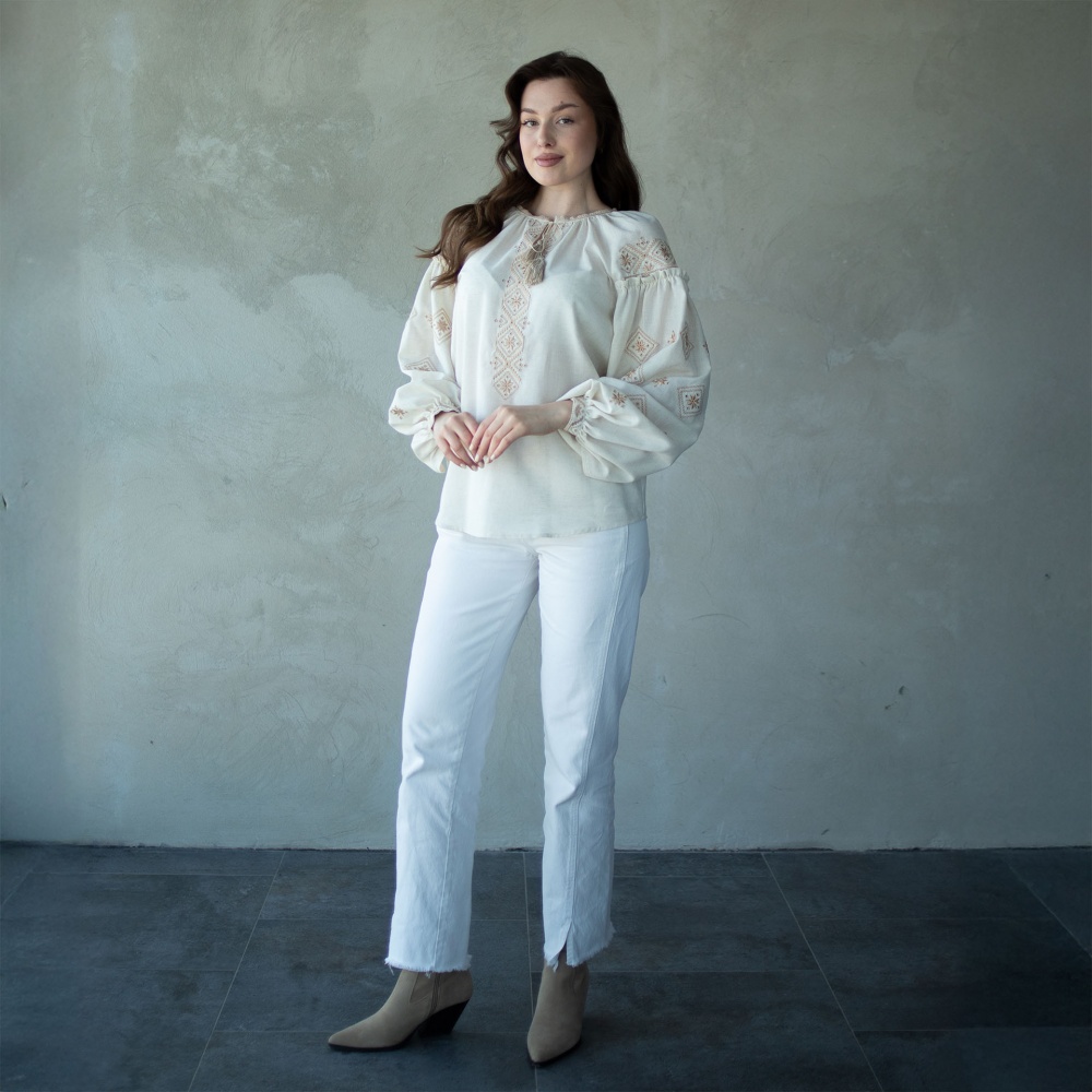 Блуза Едельвіка лляний р. M 113-25/08