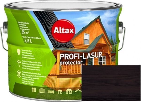 Лазурь Altax PROFI-LASUR protector Палисандр мат 2,5 л
