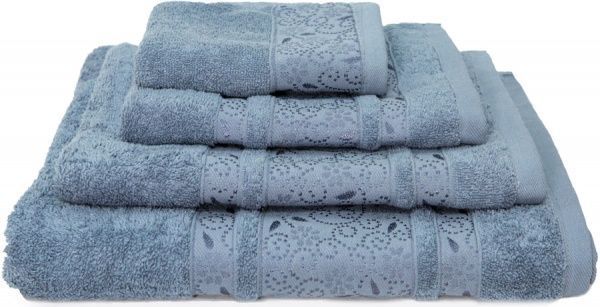 Полотенце махровое Sevinch 70x140 см серый Simi 