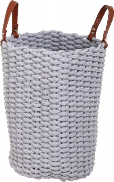 Кошик для білизни Luna WEAVE з ручками 35х45 см сіра