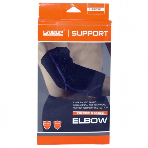 Фиксатор Elbow Support LiveUp LS5781 р. L-XL черный