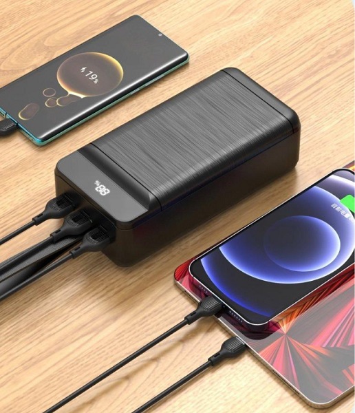 Повербанк Xo PR160 80000 mAh black (PR160.black)