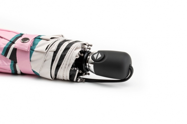 Зонт KRAGO umb-3-007 в полоску розовый 