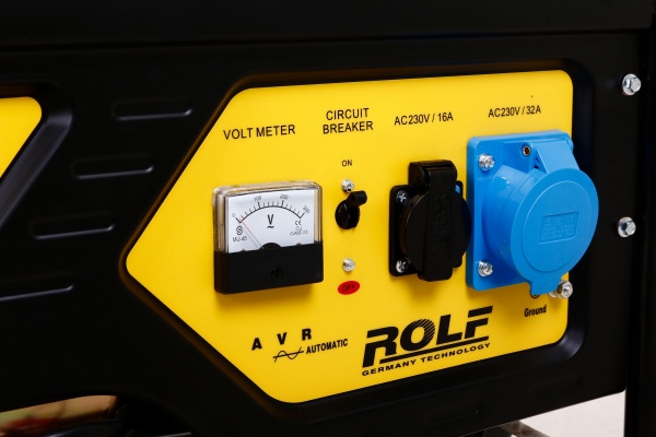 Электрогенераторная установка ROLF 5 кВт / 5,5 кВт 230 В TOP-7500 бензин