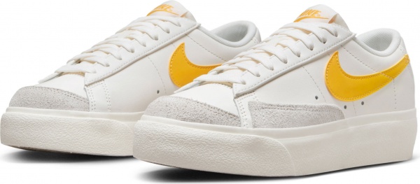 Кроссовки Nike NIKE BLAZER LOW PLATFORM DJ0292-111 р.38 белый