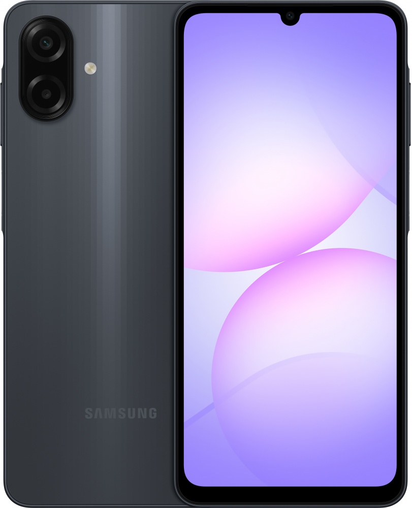 Смартфон Samsung Galaxy A07 4/128GB black (SM-A075FZKGSEK)