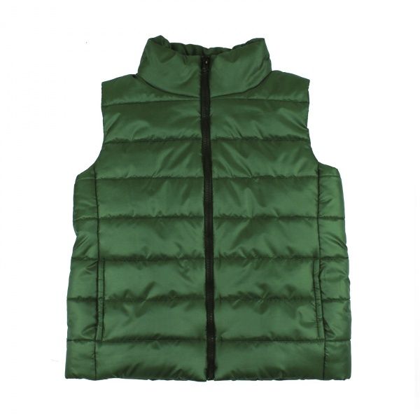 Жилет детский Danaya р.128 бутылочный ШЯ19-172 