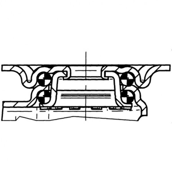 Колесо поворотное с тормозом 1477 РАО 075 Р30-11 TENTE