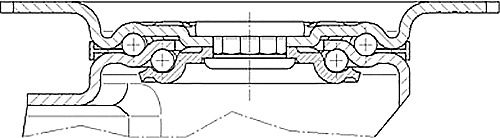 Колесо поворотне 3370 PVO 080 P62 TENTE
