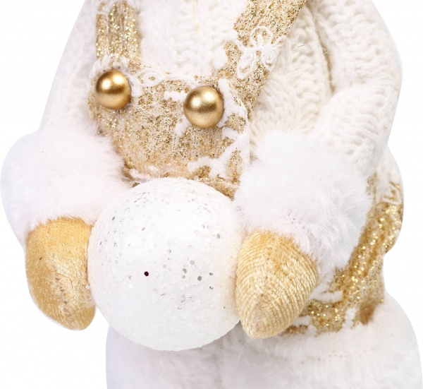 Декорація новорічна хлопчик/дівчинка/ із сніжками в асортименті 24 см 