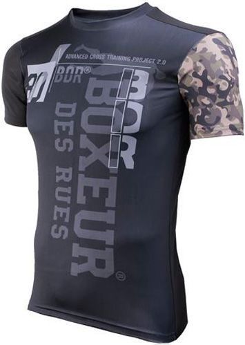 Футболка Boxeur Des Rues BXT-2840 M сірий меланж