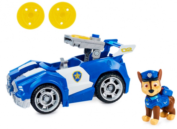 Ігровий набір Spin Master Цуценячий патруль у кіно: рятівний автомобіль де-люкс з водієм Гонщик SM16776/6076 